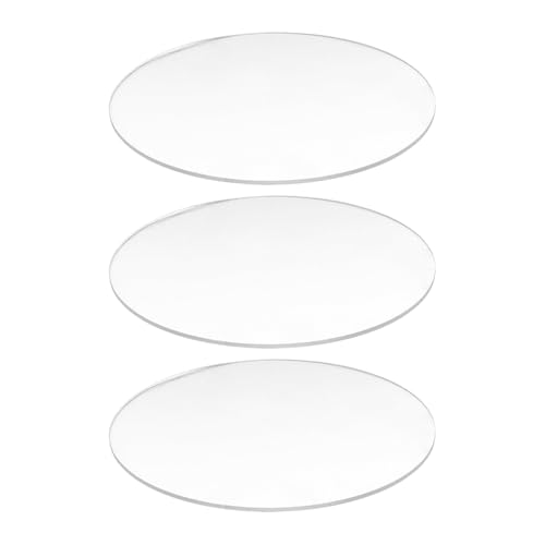 Lioggyet 3X Transparent 3Mm Starker Acryl Runde Scheibe Durchmesser: 70Mm von Lioggyet