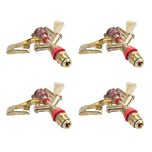 Lioggyet 4 x Hot New 1/2 Dual Connector -Legierung 360 Grad drehbar Schwenkarm Water Sprinkler Gartenbewässerungsdüse Lioggyet 4 x Hot New 1/2 Dual Connector -Legierung 360 Grad drehbar Schwenkarm Water Sprinkler Gartenbewässerungsdüse von Lioggyet