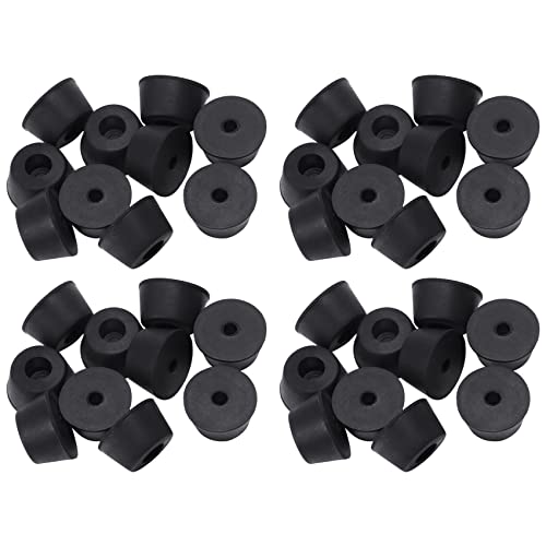 Lioggyet 40 STK 25 x 15 mm Kegelform Einbauleuchte Fuesse Gummipuffer Material: Gummi von Lioggyet