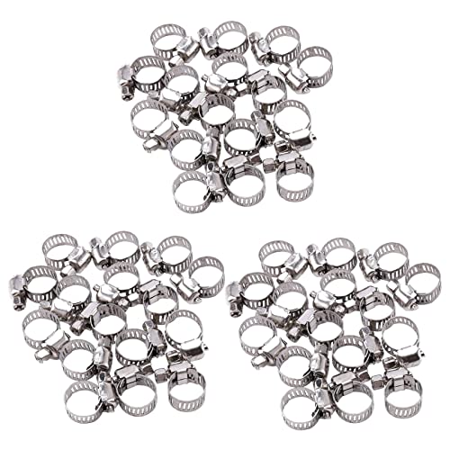 Lioggyet 48 Stk Edelstahl Einstellbare Auto Kraftstoff Schlauchschelle Rohr Dicht Clip 6-12 mm von Lioggyet