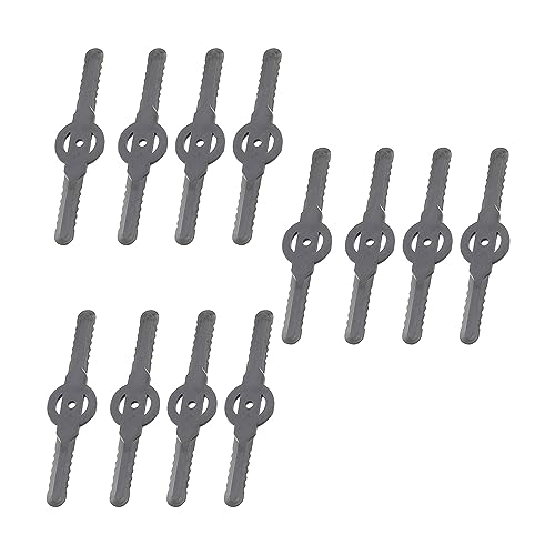 Lioggyet 60 StüCk Kunststoff Gras Trimmer Klingen RasenmäHer Klinge Trimmer Gartenwerkzeug RasenmäHer Trimmer ZubehöR von Lioggyet