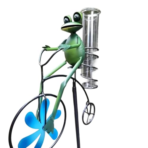 Lioggyet Regenmesser, 7-Kapazitäts-Upgrade-Glas-Regenmesser für Den Außenbereich - Abnehmbarer Regenmesser mit L-Förmigem Metallpfahl für Den Garten Lioggyet Regenmesser, 7-Kapazitäts-Upgrade-Glas-Regenmesser für Den Außenbereich - Abnehmbarer Regenmesser mit L-Förmigem Metallpfahl für Den Garten von Lioggyet
