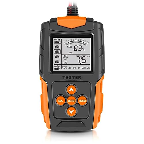 Lioggyet Tragbarer Autobatterietester 12V 24V Motorrad Digitaler Batterieanalysator zum Testen Von Blei-Säure-Batterien Lioggyet Tragbarer Autobatterietester 12V 24V Motorrad Digitaler Batterieanalysator zum Testen Von Blei-Säure-Batterien von Lioggyet
