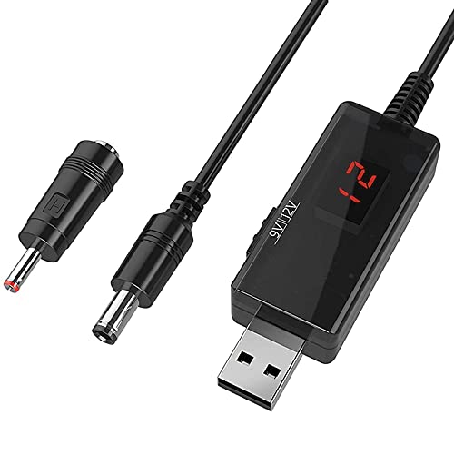Lioggyet USB zu 9V, 5V zu 12V AufwäRts, USB Kabel DC 5V Boost zu 9V 12V Spannung Konverter 1A AufwäRts Volt Transformator Strom Leitung Lioggyet USB zu 9V, 5V zu 12V AufwäRts, USB Kabel DC 5V Boost zu 9V 12V Spannung Konverter 1A AufwäRts Volt Transformator Strom Leitung von Lioggyet