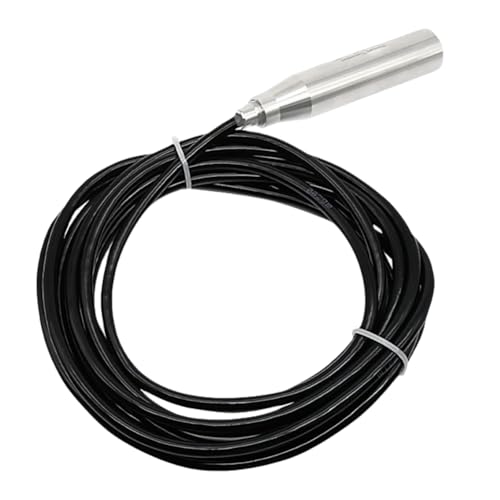 Lioggyet Wasserdichter Wassertransmitter, Flüssigkeitssensor, Wassermessung, hoher Schutz, Reichweite von 2 m, 5 m Kabel von Lioggyet