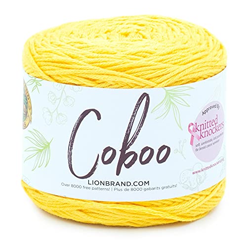 (1 Knäuel) Lion Brand Yarn Coboo Garn, Gelb von Lion Brand Yarn