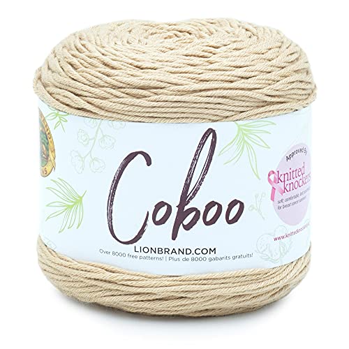 (1 Knäuel) Lion Brand Yarn Coboo Yarn, Beige von Lion Brand Yarn