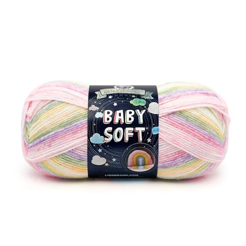 Garn Blütenblatt BABYsoft Garn der Marke Lion, Sonstige, Circus Print, 13.2 x 25.69 x 13.2 cm von Lion Brand Yarn