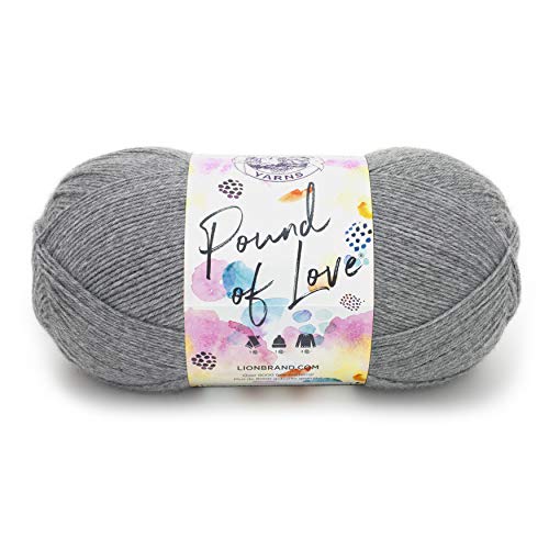 Lion 550–099B Strickgarn „Pound of Love“, Antikweiß, Sonstige, Mehrfarbig, 13.97x29.21x13.97 cm von Lion Brand Yarn