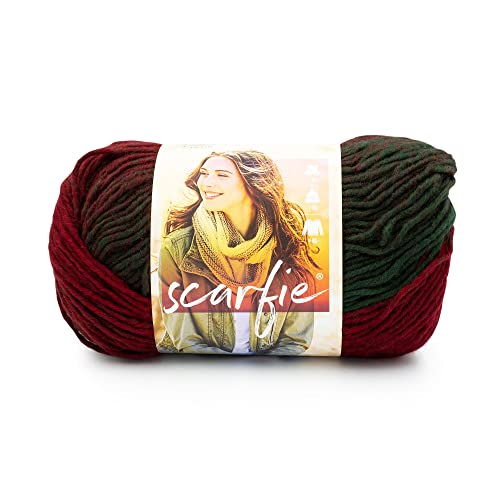 Lion Brand Scarfie Yarn-Deep Red/Dark Green 826-246F Lion Brand Scarfie Yarn-Deep Red/Dark Green 826-246F von Lion Brand Yarn