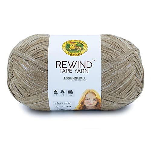 Lion Brand Yarn 523-124 Rückspulen Garn, Polyester, Weide, 1 Pack, 200 Meter von Lion Brand Yarn