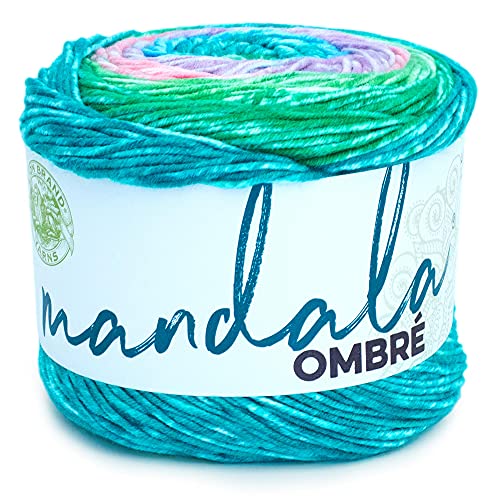 Lion Brand Yarn 622596 Mandala Ombre Garn, Acryl, Balance, 1 Pack, 315 Meter von Lion Brand Yarn