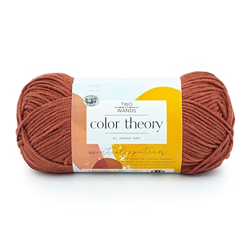 Lion Brand Yarn 619-132AG Zwei Stäbe: Farbtheorie Garn, Acryl, Canyon, 1 Pack von Lion Brand Yarn