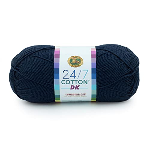 Lion Brand Yarn 769-110AR 24/7 Baumwolle DK Garn, Nightshade, 1 Pack von Lion Brand Yarn