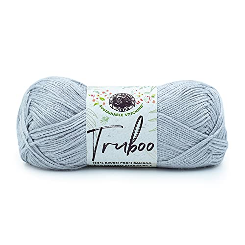 Lion Brand Yarn Company 622612 Truboo Garn, silber, One Skein, 220 meter von Lion Brand Yarn Company