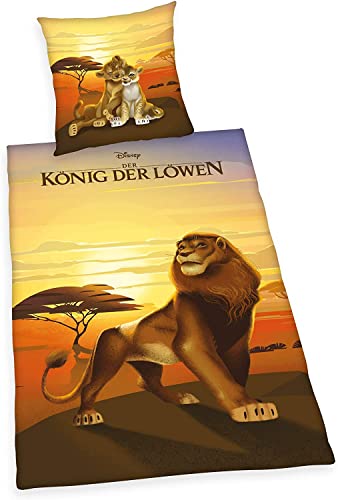 Lion King Bettwäsche glatt König der Löwen Disney 135 x 200 cm Geschenk NEU Wow - All-In-One-Outlet-24 - von Lion King