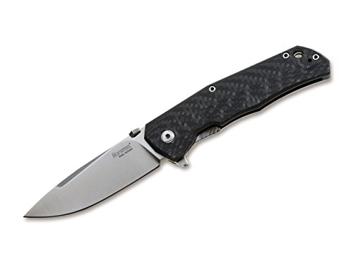 LionSteel Erwachsene T.R.E. Carbon Messer, Schwarz, 17,5cm von LionSteel