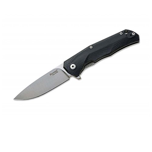 LionSteel Herren T.R.E. G10 7.4 cm Messer, Schwarz, One Size von LionSteel