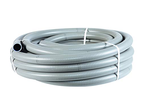 LionFlex PVC Fittings Verbinder Verbindungsstücke (PVC Klebeschlauch DN 50x43 mm 25 m Rolle) von LionFlex