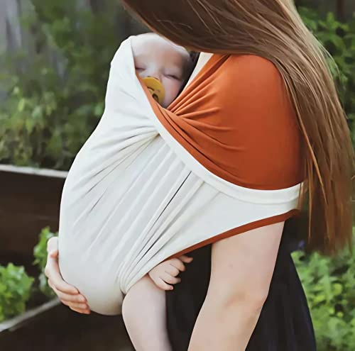 Lioncool Mama's Bonding Comforter, Baby Wraps Carrier, Wearing Wrap Sling for Baby (Orange) von Lioncool