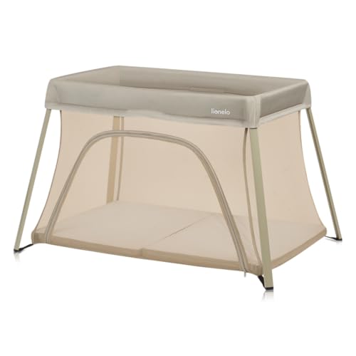 Lionelo Alice 3-in-1 Reisebett Laufgitter von 0 bis 15 kg Schaumstoffmatratze, 2 Höhenstufen, faltbar, klein, leicht, Seiteneinstieg, Reisetasche Lionelo Alice 3-in-1 Reisebett Laufgitter von 0 bis 15 kg Schaumstoffmatratze, 2 Höhenstufen, faltbar, klein, leicht, Seiteneinstieg, Reisetasche von Lionelo