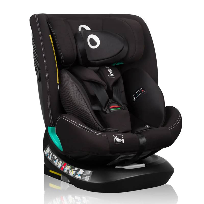B-Ware Lionelo Kindersitz Autositz Sitz Bastiaan One I Size Black Carbon Drehbar 360° von Lionelo
