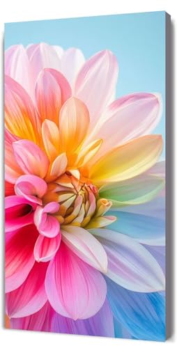 Malen Nach Zahlen Erwachsene Schönheit Blume, Malen Nach Zahlen Kinder ab 7, DIY Digitales Ölgemälde Set auf Leinwand Mit 3 Bürsten Pinseln und Hochwertig Acrylpigment, Zuhause Dekor 60x120cm D-377 von Lionhai