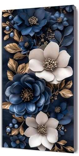 Malen Nach Zahlen Erwachsene Schönheit Blume, Malen Nach Zahlen Kinder ab 7, DIY Digitales Ölgemälde Set auf Leinwand Mit 3 Bürsten Pinseln und Hochwertig Acrylpigment, für Zuhause Dekor 40x80cm D-379 von Lionhai
