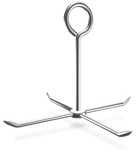 Haken aus Edelstahl mit Drehstab für Würstchen Haken aus Edelstahl mit Drehstab für Würstchen von Lioninox