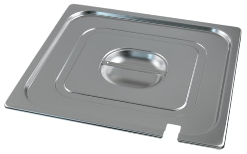 Lioninox Deckel aus Edelstahl für GN-Behälter 2/3 mit Einkerbung für Schöpfkelle 354 x 324 mm Lioninox Deckel aus Edelstahl für GN-Behälter 2/3 mit Einkerbung für Schöpfkelle 354 x 324 mm von Lioninox