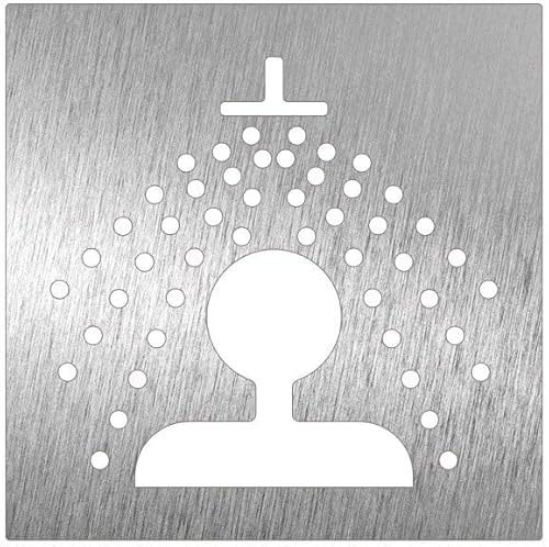 Lioninox Piktogramm Edelstahl – Dusche 120 x 120 mm Lioninox Piktogramm Edelstahl – Dusche 120 x 120 mm von Lioninox