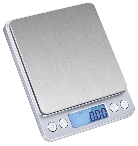 Lioninox Präzisions-Küchenwaage, 0,1 g, 130 x 13 x 170 mm von Lioninox