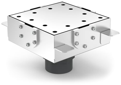 Lioninox Siphon für modulare Rinnenrinne mit Schlitzen mit vertikalem Ausgang, horizontal umbaubar, 200 x 200 m, 200 x 200 x 155 mm Lioninox Siphon für modulare Rinnenrinne mit Schlitzen mit vertikalem Ausgang, horizontal umbaubar, 200 x 200 m, 200 x 200 x 155 mm von Lioninox