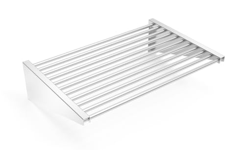 Lioninox Wandregal, Edelstahl, Rohr, 750 x 400 x 200 mm Lioninox Wandregal, Edelstahl, Rohr, 750 x 400 x 200 mm von Lioninox