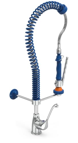 Lioninox Wasserhahn mit Handbrause, Mischbatterie mit zwei Wassermengen, extra unten von Lioninox