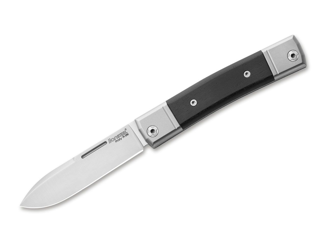 Taschenmesser BestMan I Drop Ebony §42a konform legal führen von Lionsteel