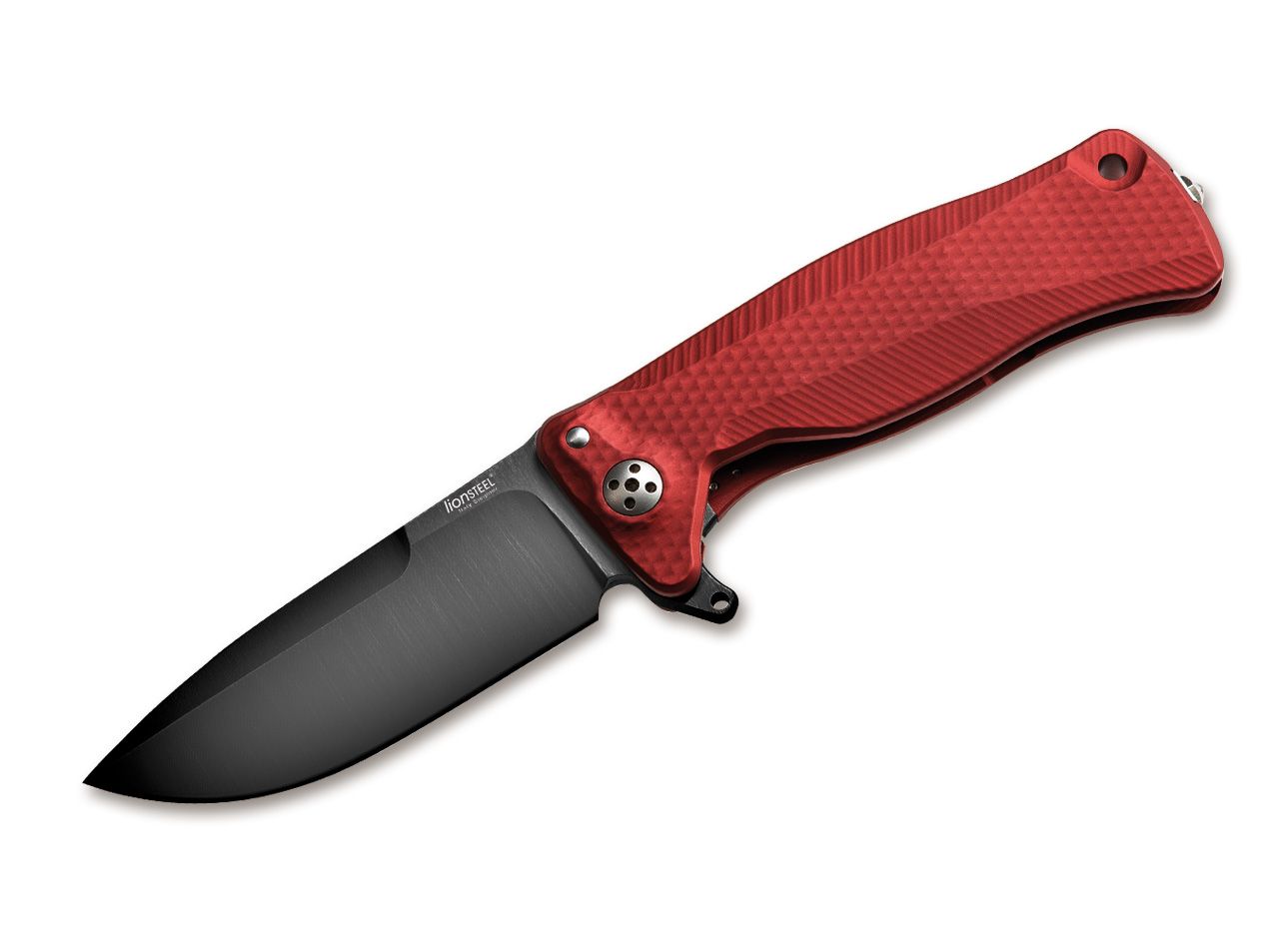 Taschenmesser SR22 Aluminium Red Black Taschenmesser SR22 Aluminium Red Black von Lionsteel