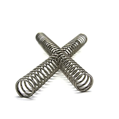 Mdingbao-Druckfedern Federstahl Teleskopfeder Druck Federleitungsdurchmesser 1,4 mm Außendurchmesser 8-22mm Länge 10mm-100mm, Starke Dehnfähigkeit (Length : 90mm(5PCS), Outer Diameter : 8mm) von Liovns