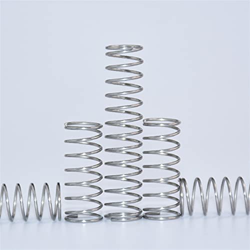 Mdingbao-Druckfedern Kugelschreiber Feder Kleine Kompressionsfeder 0.4mm Edelstahl Fabrik Großhandel, Starke Dehnfähigkeit (Length : 0.4x4x20mm, Wire Diameter : 100pcs) von Liovns