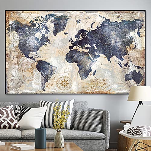 DIY 5D Diamant Painting kits für Erwachsene/Kinder, Weltkarte Diamond Painting Bilder Crystal Strass Stickerei Kreuzstich Mosaik Gemälde Handwerk Art, für Home Wand-Decor Square drill,60x120cm DIY 5D Diamant Painting kits für Erwachsene/Kinder, Weltkarte Diamond Painting Bilder Crystal Strass Stickerei Kreuzstich Mosaik Gemälde Handwerk Art, für Home Wand-Decor Square drill,60x120cm von 壱岐の華