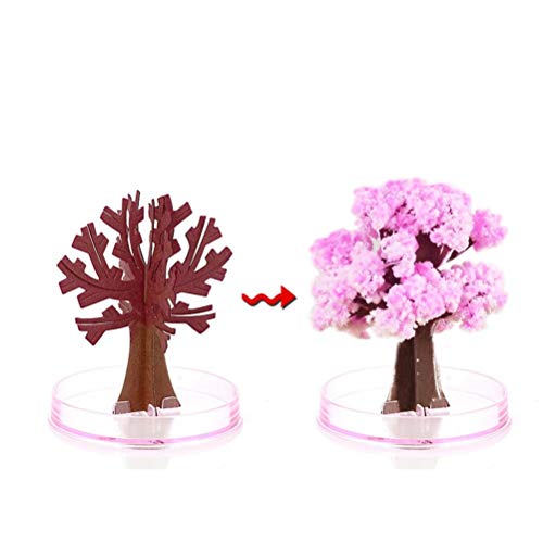 Lipeed Mini Christbaum Tree Klein Weihnachtsdeko, Weihnachtspapier Baum Magisch wachsender Baum Spielzeug Neujahrskind Spielzeug Baum Papier Kit Home Dekorationen von Lipeed