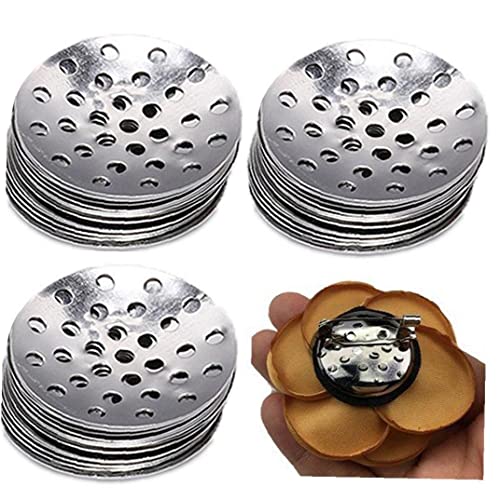 50pcs 20mm Brosche Basis Broschen Metallscheibenschale Cabochon Lünette Round Leer Für DIY -schmuck Erstellen Erkenntnisse Großhandel von Lipfer