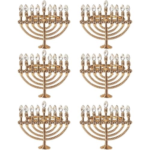 Lipfer Chanukka-serviettenringe, Kerzen, Serviettenhalter, Jüdische Chanukka-Party-serviettenhalter, Kristall-Menora-David-, Handtuchschnalle Für Feiertagsdekoration Lipfer Chanukka-serviettenringe, Kerzen, Serviettenhalter, Jüdische Chanukka-Party-serviettenhalter, Kristall-Menora-David-, Handtuchschnalle Für Feiertagsdekoration von Lipfer