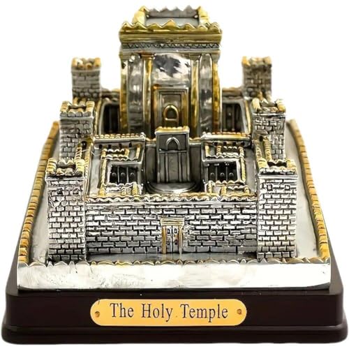 Lipfer Der Heilige Zweite Tempel Von Jerusalem, Nachbildung des Heiligen Tempels, Modell, Biblische Erholungsstatue, Tischfigur, Judaica, Geschenk, Heimdekoration von Lipfer
