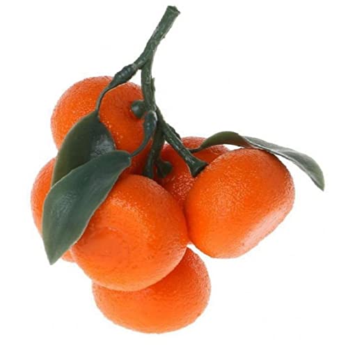 Lipfer Künstliche Orangen Lebensechte Mini -Mandarine -Simulation Frucht Set Realistische Obstorange Für Haushaus Küchenparty Dekoration von Lipfer