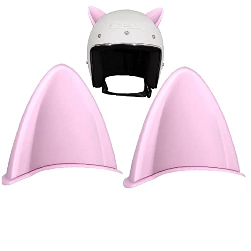 Lipfer Motorrad Helm Katzenohren Süßes Dekorationsstil Elektroauto Motocross -Aufkleber Fahren Stilvoller Universal Helmzubehör Fahren von Lipfer