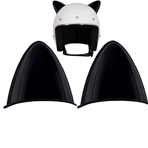 Lipfer Motorrad Helm Katzenohren Süßes Dekorationsstil Elektroauto Motocross -Aufkleber Fahren Stilvoller Universal Helmzubehör Fahren von Lipfer