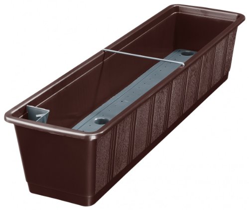 Lippert 839 100 08 Bewässerungs-Blumenkasten "Aqua Green" Volumen: 6,4 Liter, braun von Lippert