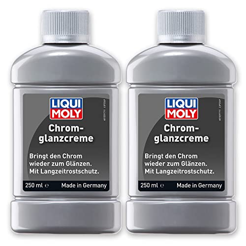 2x LIQUI MOLY 1529 Politur Chrom-Glanz-Creme Auto Motorrad Fahrrad 250ml von Liqui Moly