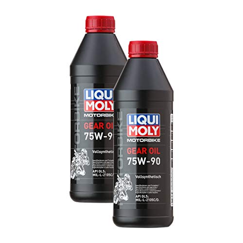 2x LIQUI MOLY 3825 Motorbike Gear Oil Getriebeöl Motorrad75W-90 1L von Liqui Moly